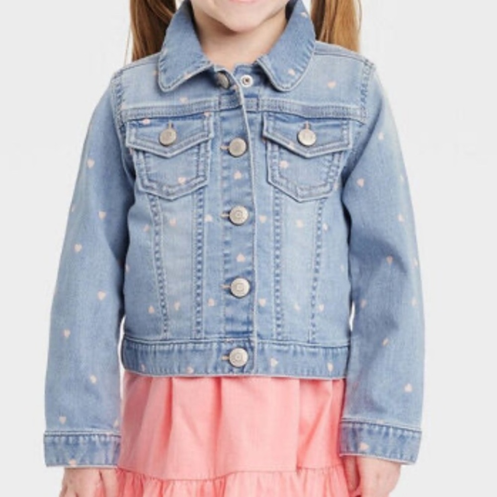 Oshkosh B’gosh baby girl heart denim jacket